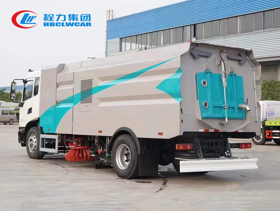 东风天锦纯电动洗扫车