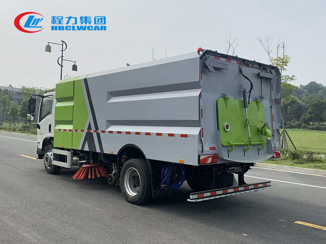 比亚迪12方纯电洗扫车