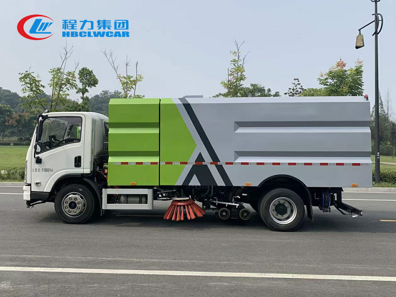 比亚迪12方纯电洗扫车