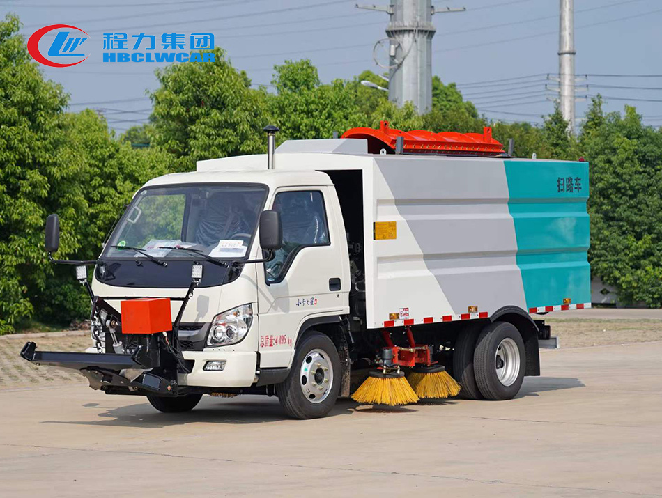 福田小卡蓝牌扫路车