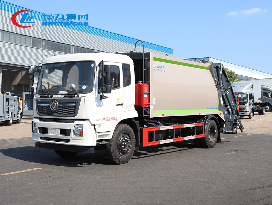 东风天锦14方压缩垃圾车