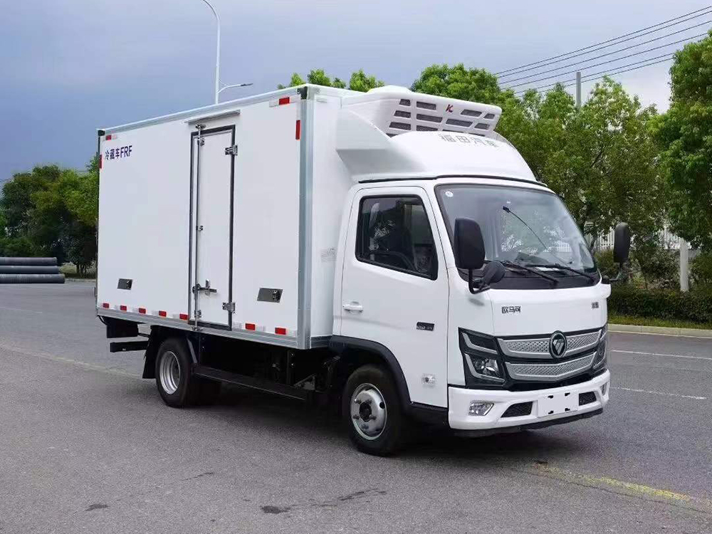 福田欧马可智蓝X卡纯电动冷藏车