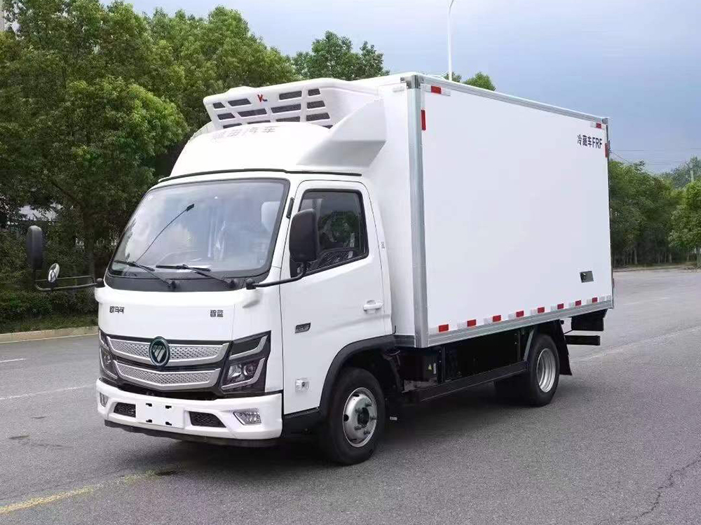 福田欧马可智蓝X卡纯电动冷藏车
