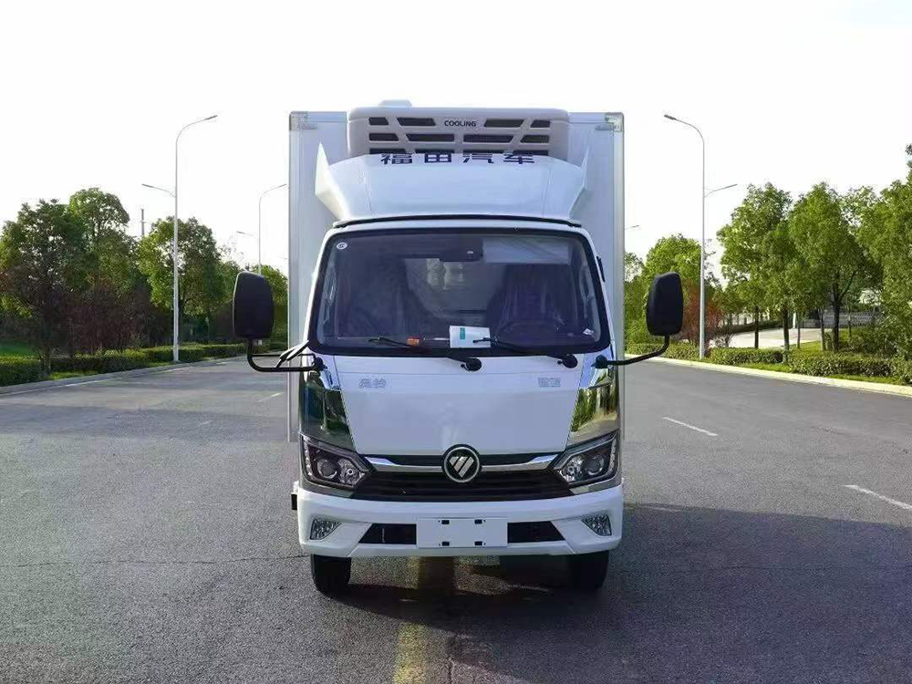 福田奥铃智蓝M卡纯电动冷藏车