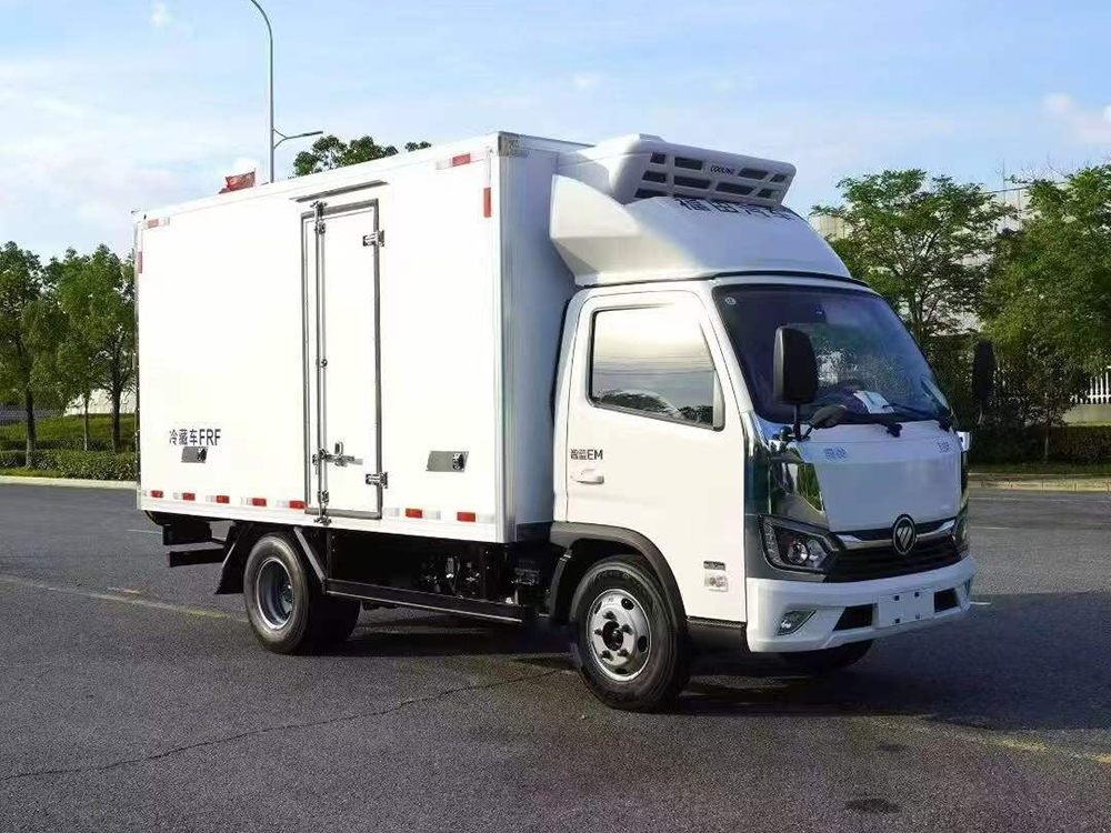 福田奥铃智蓝M卡纯电动冷藏车