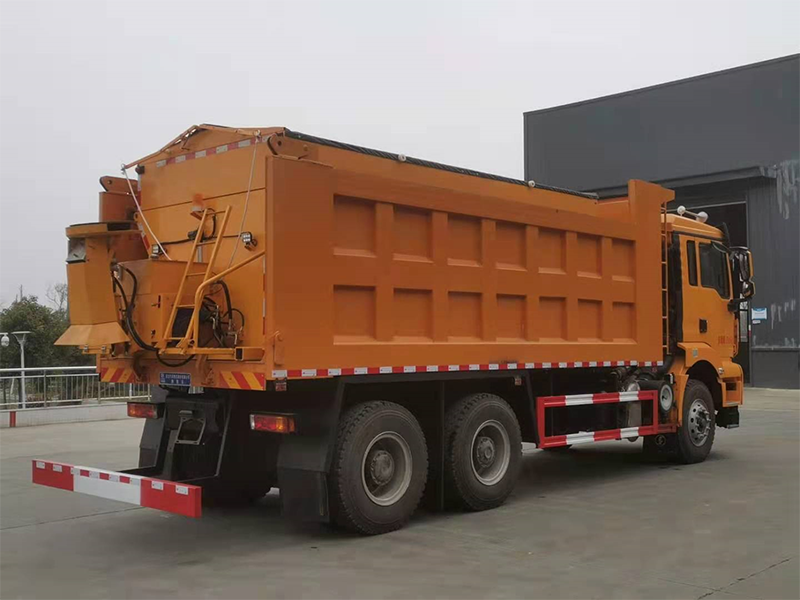陕汽后双桥CL5250TCX6YC型除雪车