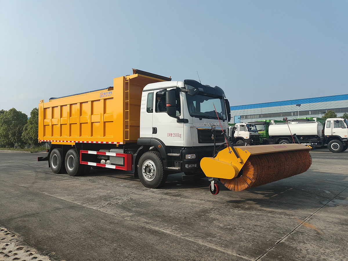 重汽汕德卡CL5251TCX6YC型除雪车