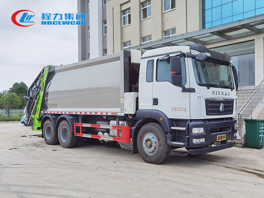 24方重汽汕德卡压缩垃圾车