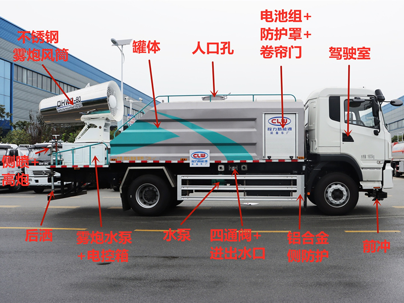 CL5091TDYBEV纯电动多功能抑尘车